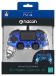 Nacon Wired Illuminated Compact Controller (Kék) Ps4
