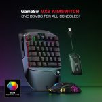   GameSir VX2 AimSwitch vezeték nélküli egér + billentyűzet Xbox Series X, Xbox One, PS4, PS4 Slim, PS4 Pro és Nintendo Switch Windows 7/8/10 PC.