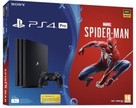 PlayStation 4 Pro 1TB Spider-Man Bundle (PS4)(7216B)